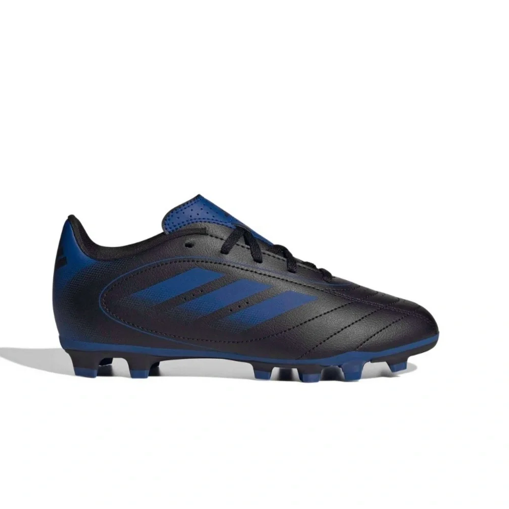 Adidas Kids Black and Blue Cleats